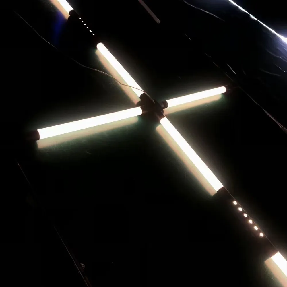 360 tube with magnetic spotlights