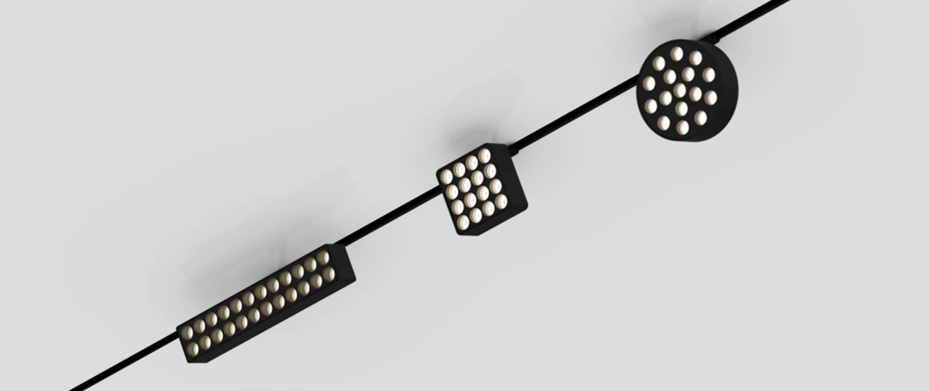 3.5mm magnetic track lights