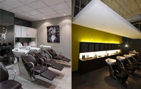 luces de riel para peluquero