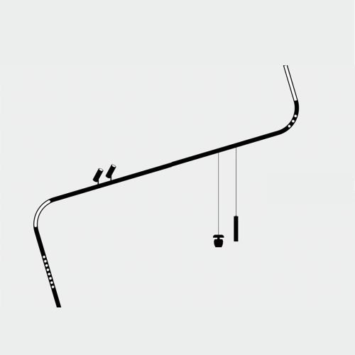 22mm recessed magnetic track bar